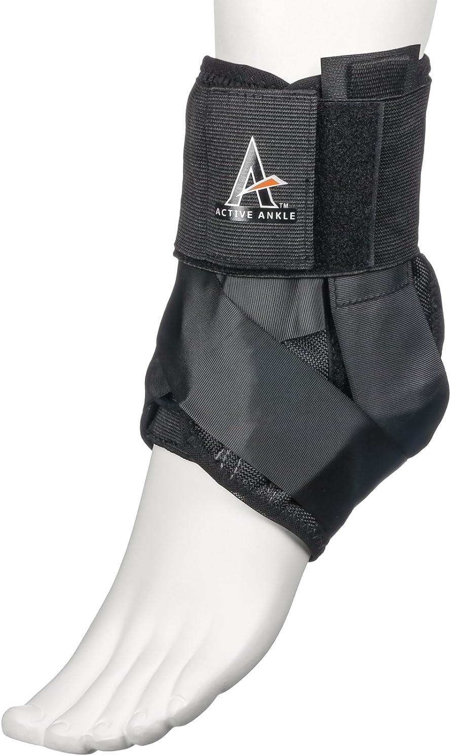 Cramer Active Ankle AS1 Pro lace up ankle brace front view showing laces and straps