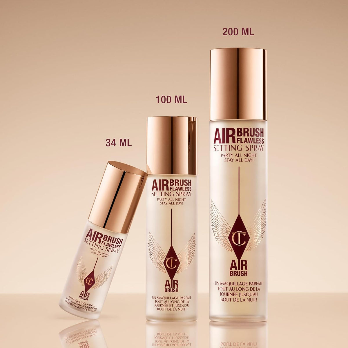 Charlotte Tilbury Airbrush Flawless Setting Spray - Ultra-Fine Hydrating Mist to Prime & Set Makeup Up to 16Hr - Soothes and Blurs Skin, Waterproof, Wedding Makeup - Image 9