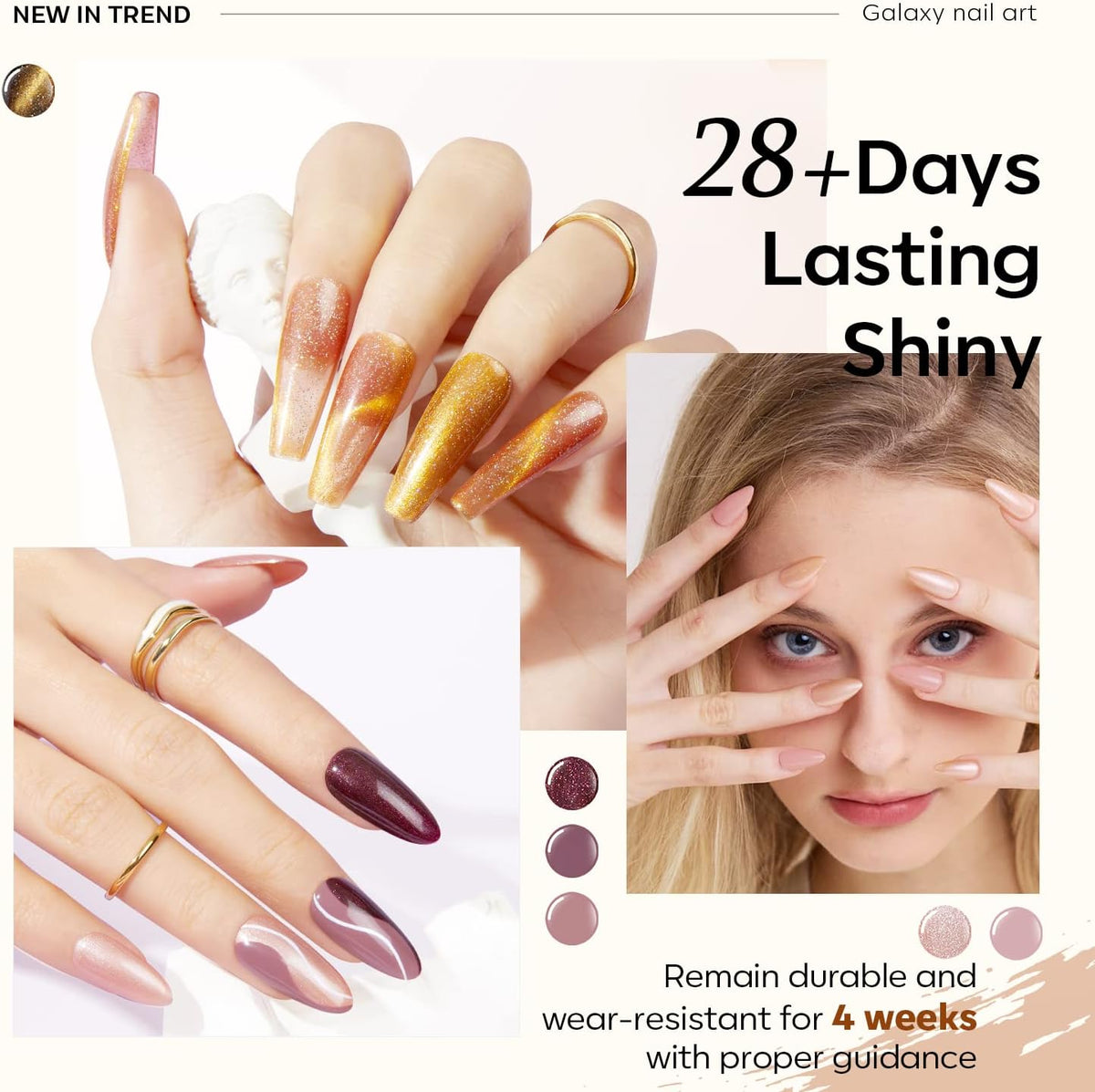 Modelones magnetic cat eye effect nail art demonstration