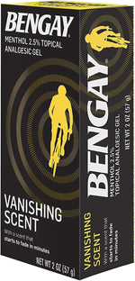 Bengay 2.5 percent menthol gel for muscle pain relief