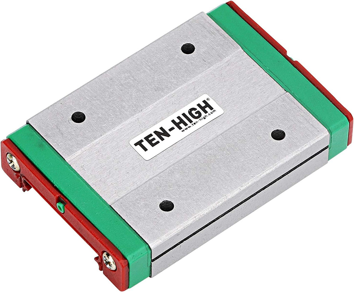 TEN-HIGH MGN12 120mm Linear Guide Rail Linear Motion Slide Rails Linear Motion Products, for 3D Printer and CNC Machine, 2pcs Rails + 2pcs MGN12H Block Bearings (Longer Block) - Image 10