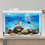 Adhesive aquarium background installation kit with premium vinyl cloth