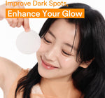 Abib K-beauty dark spot correcting set container showcasing the text and yellow design