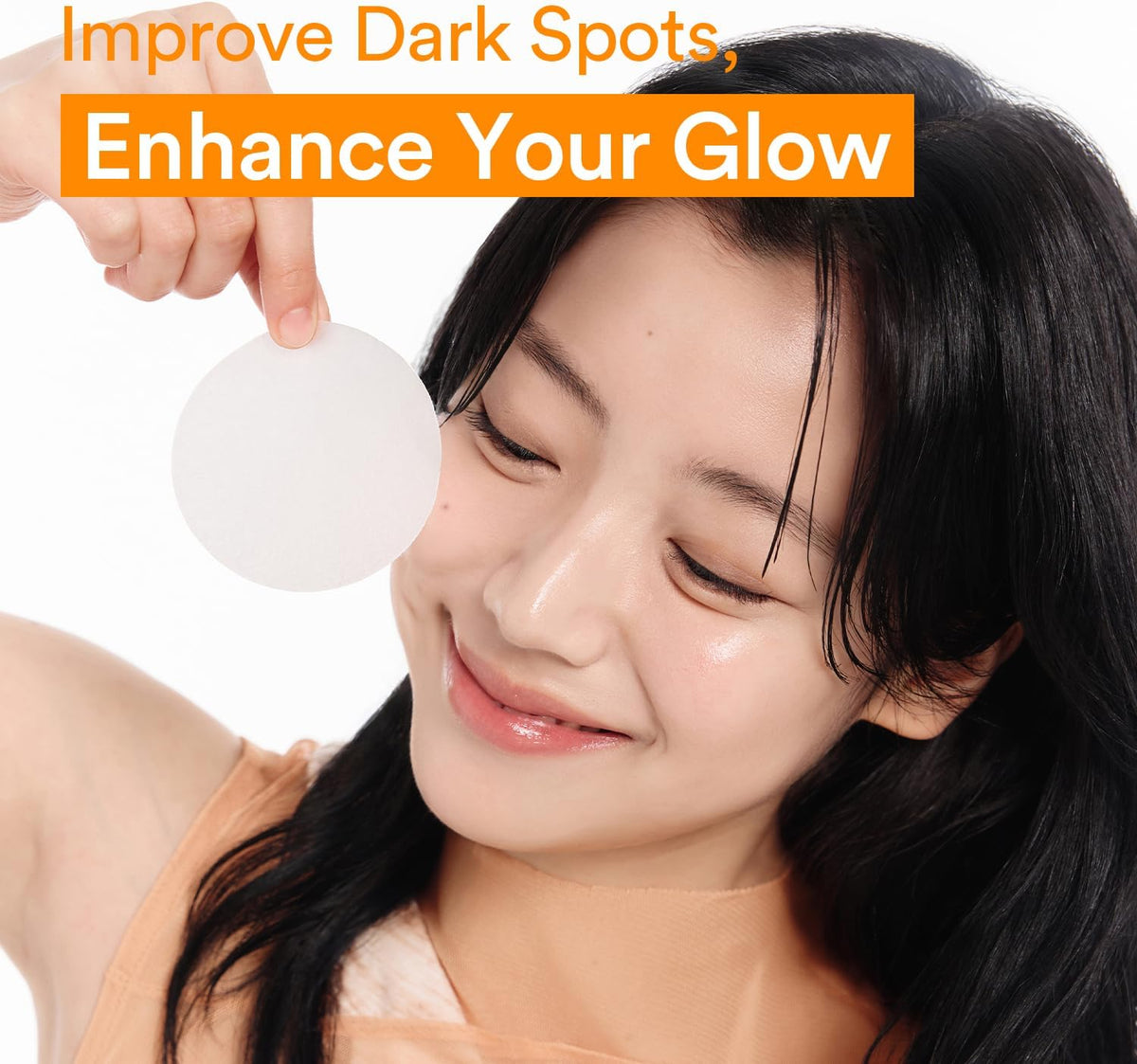 Abib K-beauty dark spot correcting set container showcasing the text and yellow design
