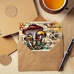 GLOBLELAND DIY craft transparent stamp sheet angle view