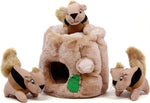 Pet safe birthday themed plush toy set for small and medium dogs