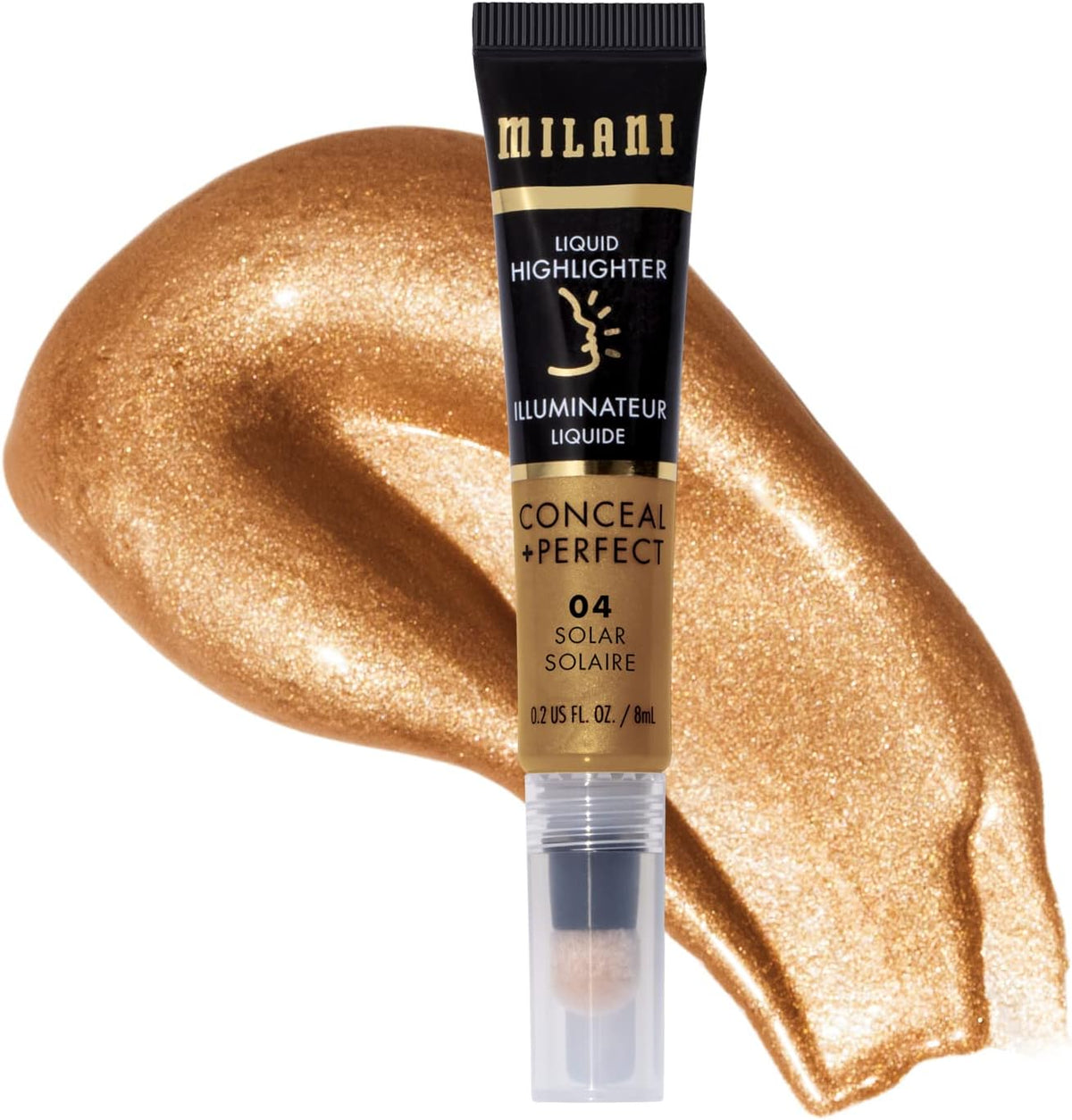 Milani Conceal Plus Perfect Liquid Highlighter Solar front view