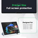 Mao Yeye matte screen protector applied on Surface Pro tablet