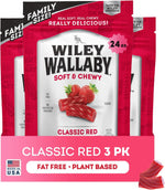 Wiley Wallaby Strawberry Licorice 24 Ounce Classic Gourmet Soft & Chewy Australian Red Licorice Candy Twists, 2 Pack - Image 9