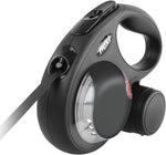 FLEXI multipurpose dog treat holder accessory attached to a retractable leash