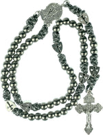 Intercession Paracord Rosary lifestyle view showcasing everyday necklace wear