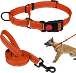 Mtliepte reflective no slip collar for large dogs training gear