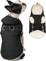 Vecomfy Fleece Lining Extra Warm Dog Hoodie in Winter,Small Dog Jacket Puppy Coats with Hooded,Red S - Image 13