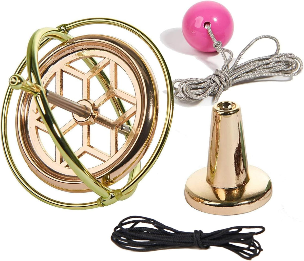 Joytech Precision Gyroscope Kill Time Metal Anti-Gravity Spinner Balance Toy Colorful JA05 - Image 12