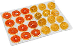 Yiomxhi Silicone Dehydrator Sheets 5-pack front view showcasing the rectangular mesh design for kitchen food dryers.