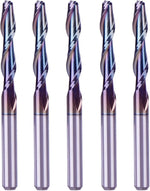 SpeTool 5Pcs Carbide Compression Router Bit Up&Down Cut 1/8 inch Cutting Dia for CNC Mill Machine Wookwork 3D Profile Detail Engraver Carving - Image 13