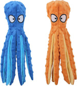 Safe teething and dental hygiene plush toy set for domestic puppies.