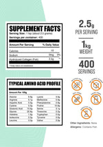 BulkSupplements Hydrolyzed Fish Collagen Peptides unflavored dietary powder packaging