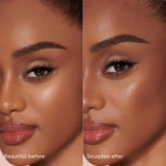 Charlotte Tilbury matte finish liquid contour stick packaging for professional face sculpting.