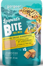Close up of an adult bearded dragon eating herpetologist formulated Gargeer gel food