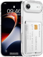 Gukalong Clear Wallet Case for iPhone 15 Pro with Credit Card Holder | Hard PC Heavy Duty Shockproof Protection Anti-Scratch Phone Cover Card Slot Anti-Yellowing Case for Women Men - Image 13