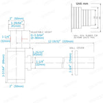 Trustmi plumbing hardware set including sealing fittings