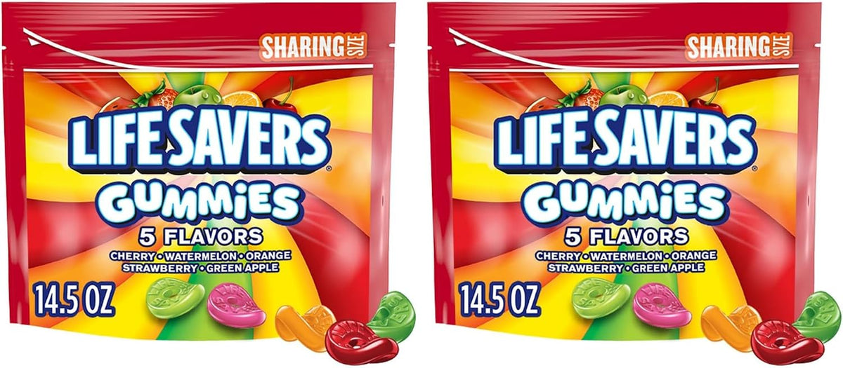 Life Savers, Wint-O-Green Summer Candy Individually Wrapped Hard Mints, Sharing Size, 13 Ounce - Image 15