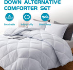 Decroom White Down Alternative Comforter texture close-up