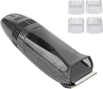 ZJchao hair trimmer side angle displaying the automatic suction chamber