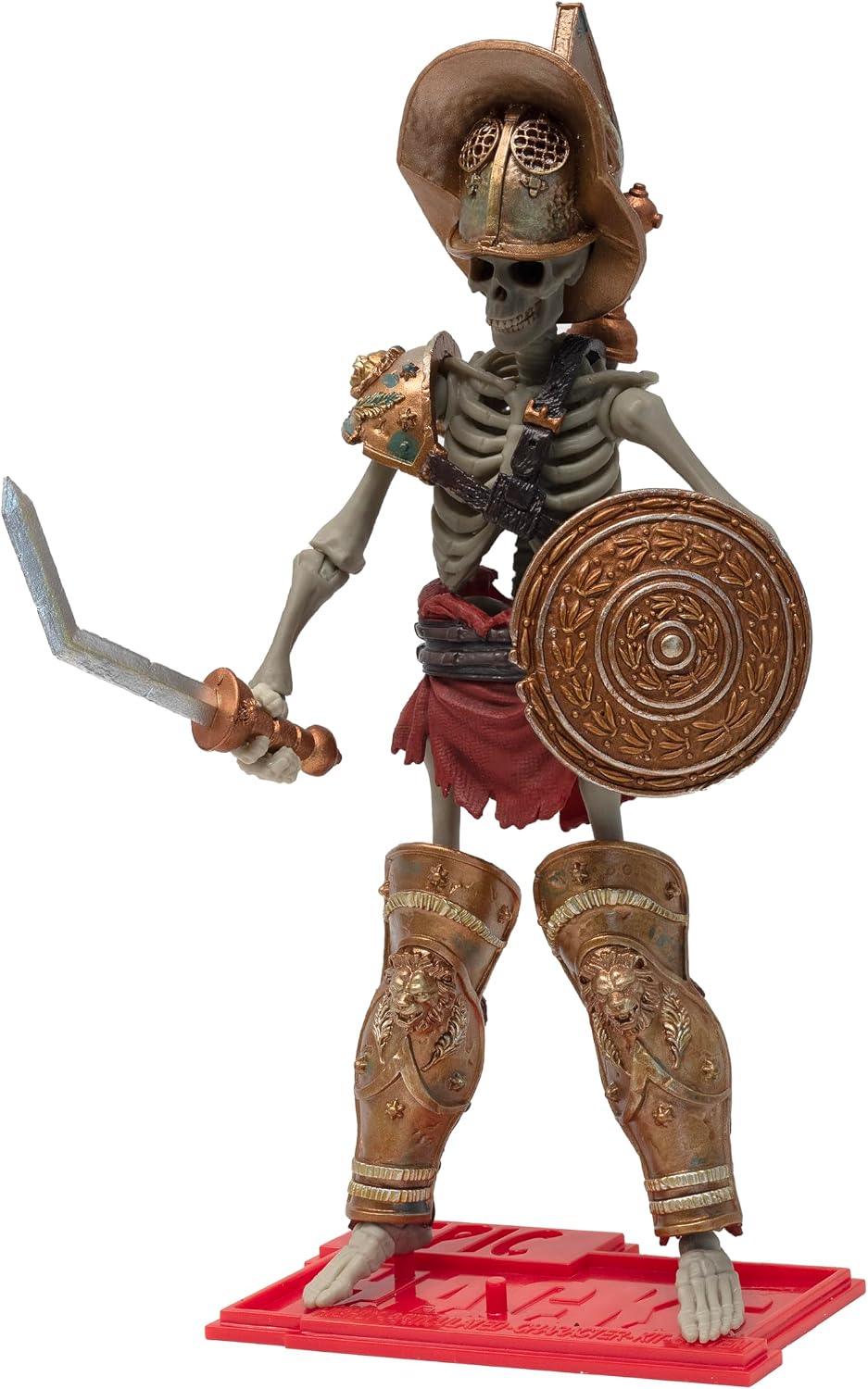 Boss Fight Studio Epic H.A.C.K.S. Grim Spectre Skeleton Action Figure - Highly Articulated Collectible Figurine with Accessories - Magic Book, Flame, Scythe, Alternate Head & Hands, and Stand - 1:12 - Image 12