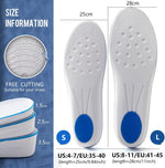 Xinifoot shoe insoles showing adjustable heel lift layers