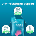 A single 40 mL liquid pouch of JungKwanJang Korean red panax ginseng extract formula designed for adolescents.