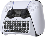 MENEEA wireless controller keyboard for PS5 front view showing QWERTY layout