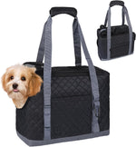 Ruonarier dog carrier purse black front view