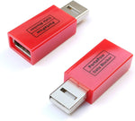 PortaPow USB Data Blocker front view secure charging accessory