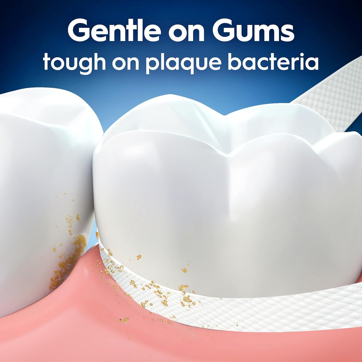 Oral-B Glide micro textured ribbon floss texture view