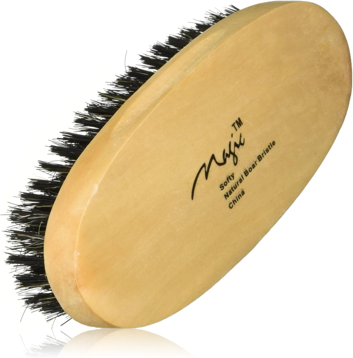 Magic Collection reinforced boar bristle soft palm brush number 7723 front view