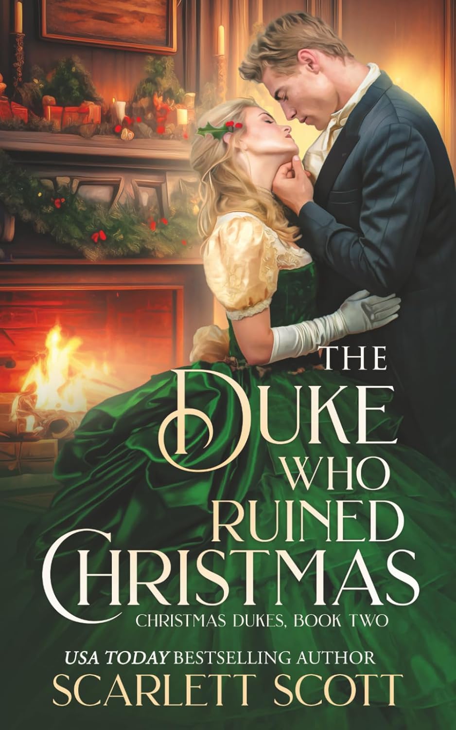 Scarlett Scott The Duke Who Ruined Christmas paperback front cover