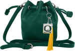 Little Earth Productions NCAA Charming Mini Bucket Bag drawstring closure detail