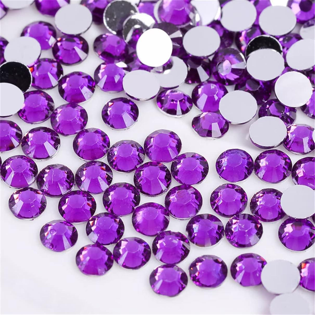 Kdkyy flatback rhinestones front view