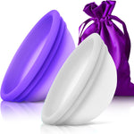 Carecup reusable menstrual disc front view