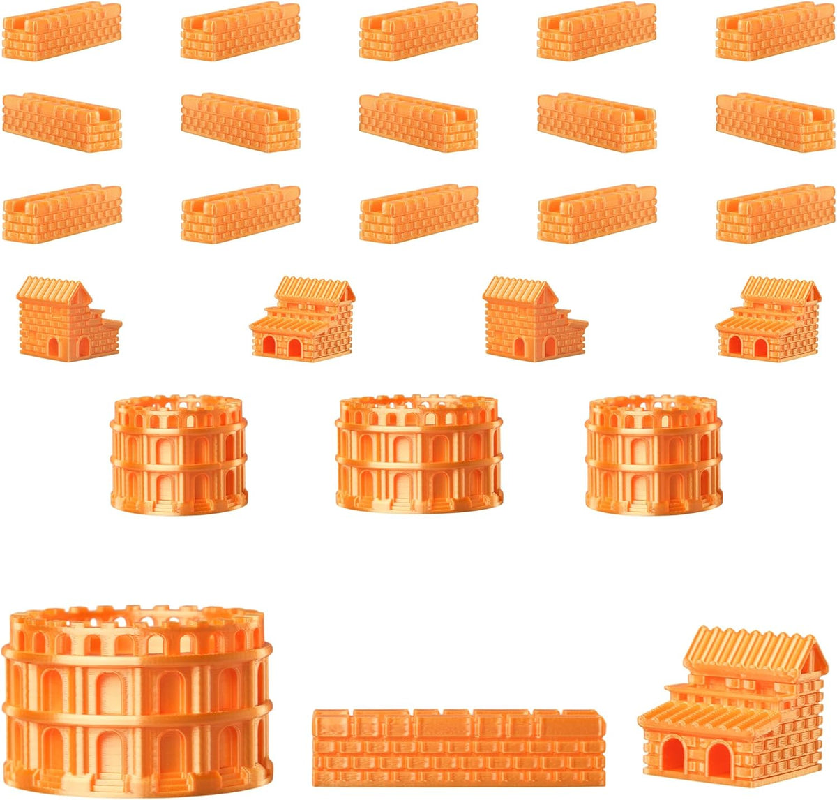 Civilization Empires for Catan Board Game | Replacement Player Sets | Settlers Pieces | Cities Settlements Roads | 3D Printed (Silk Black (Briton Empire)) - Image 15