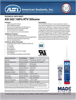 Silicone Sealant 100% RTV - 2.8 oz Squeeze Tube -Clear- - Image 4
