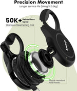 Reflective tape on Pecute retractable dog leash