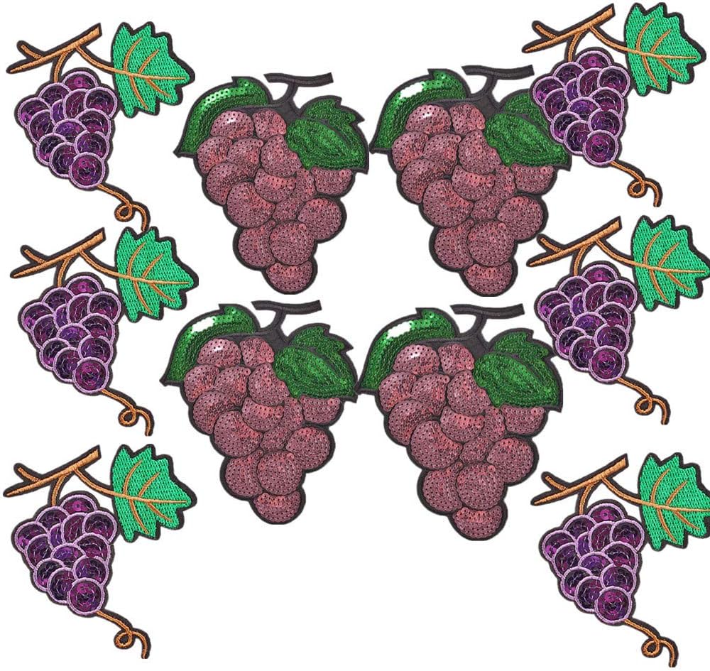 Ximkee(10 Pack) Delicious Watermelon Sequin Sew Iron On Embroidered Patches Appliques (Watermelon) - Image 10
