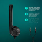 Sennheiser headset noise-cancelling microphone close up