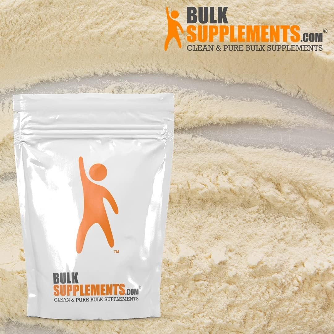 Mixing BulkSupplements whey isolate into a glass of water