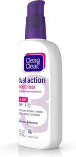 Clean & Clear Essentials Dual Action Facial Moisturizer with Salicylic Acid Acne Medication to Treat Acne and Prevent Pimples, Oil Free Face Moisturizer Cream for Acne-Prone Skin, 4 oz - Image 9