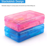 Tamaki translucent blue school supply case