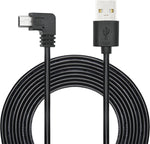 90 Degree Dash Cam Micro USB Power Cord 11FT, Right Angle USB Car Camera Charging Cable, Power Only, Not Compatible with Garmin Devices - Image 10
